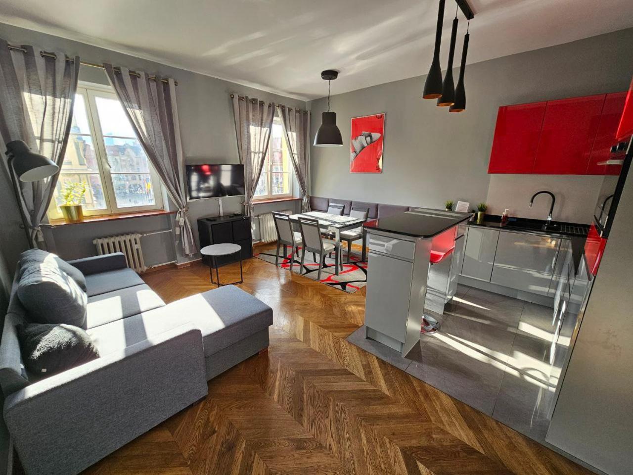 ורוצלב Rynek 53-55 Market Square Tectum Apartments מראה חיצוני תמונה